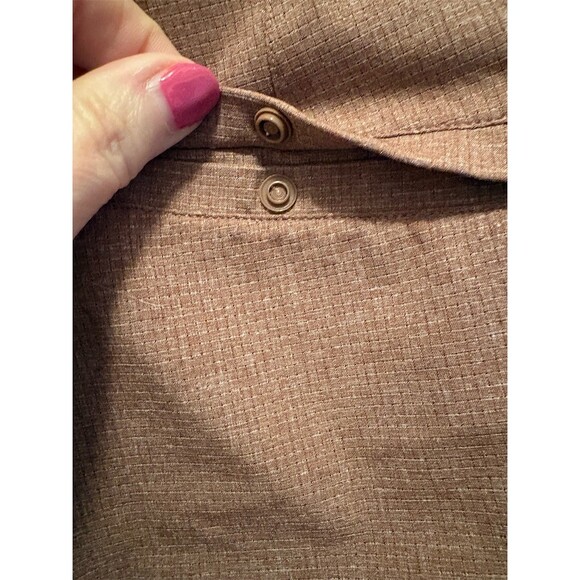 lululemon Commission Chino Shorts Men's Size 34 Brown Check Golf Casual - Picture 6 of 10